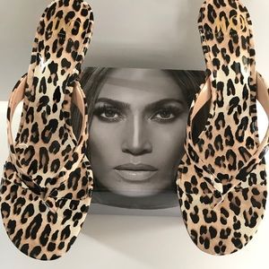 JLO SANDAL ANIMAL PRINT HEEL